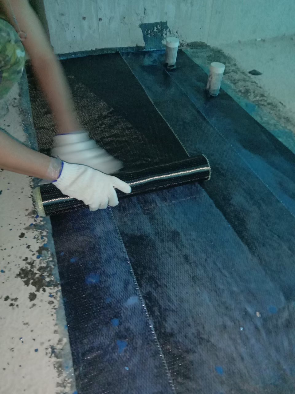 新北市中和新建案 碳纖維補強